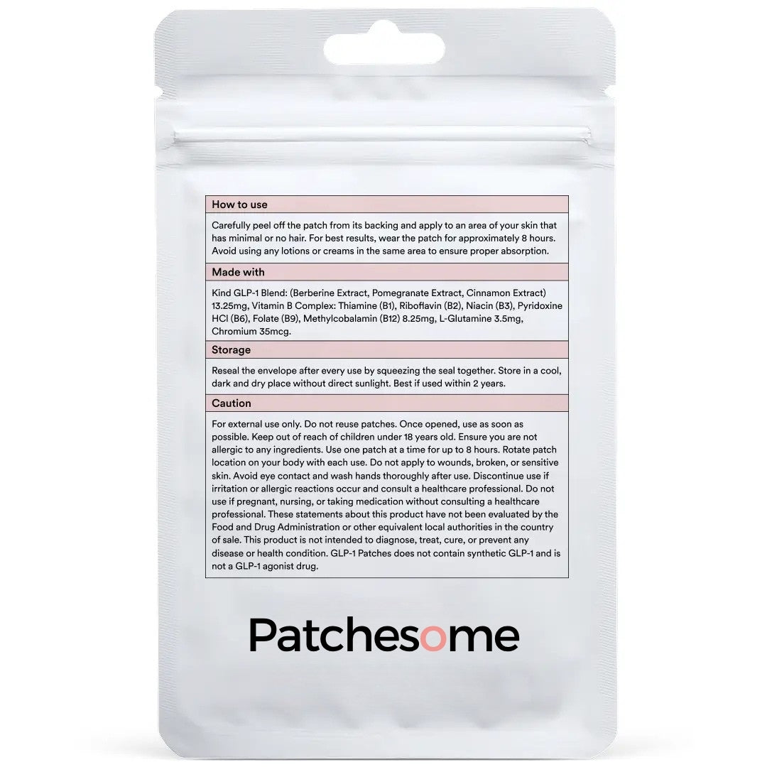Patchesome™ - GLP-1 Support Patches